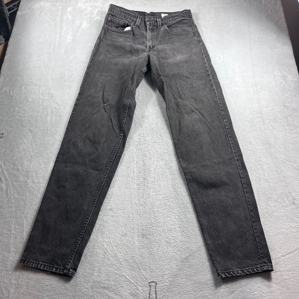 Levis‎ 550 Mens Vintage Made in USA Relaxed Fit Tapered Leg Black Jeans 31x34